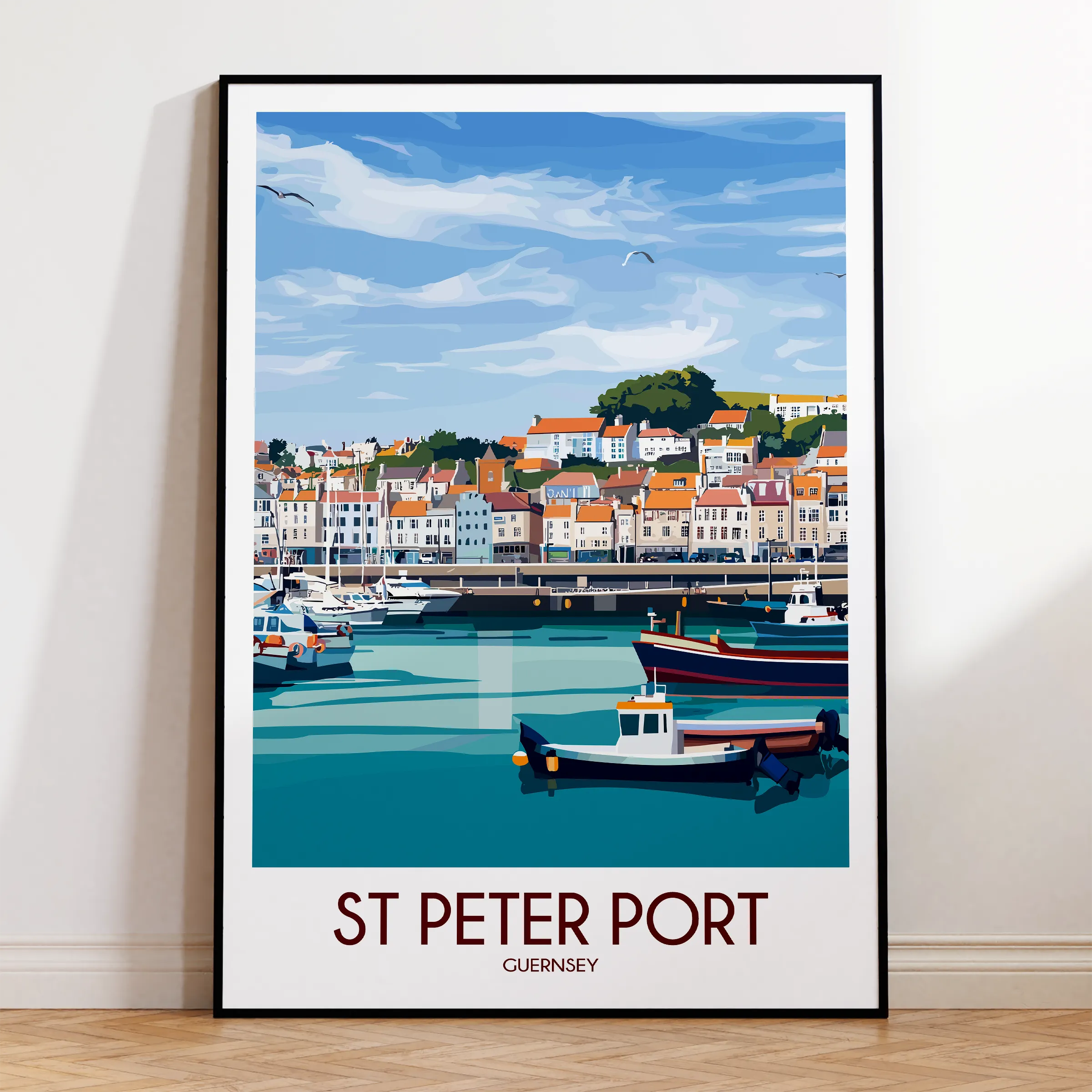 St Peter Port Travel Memory Gift