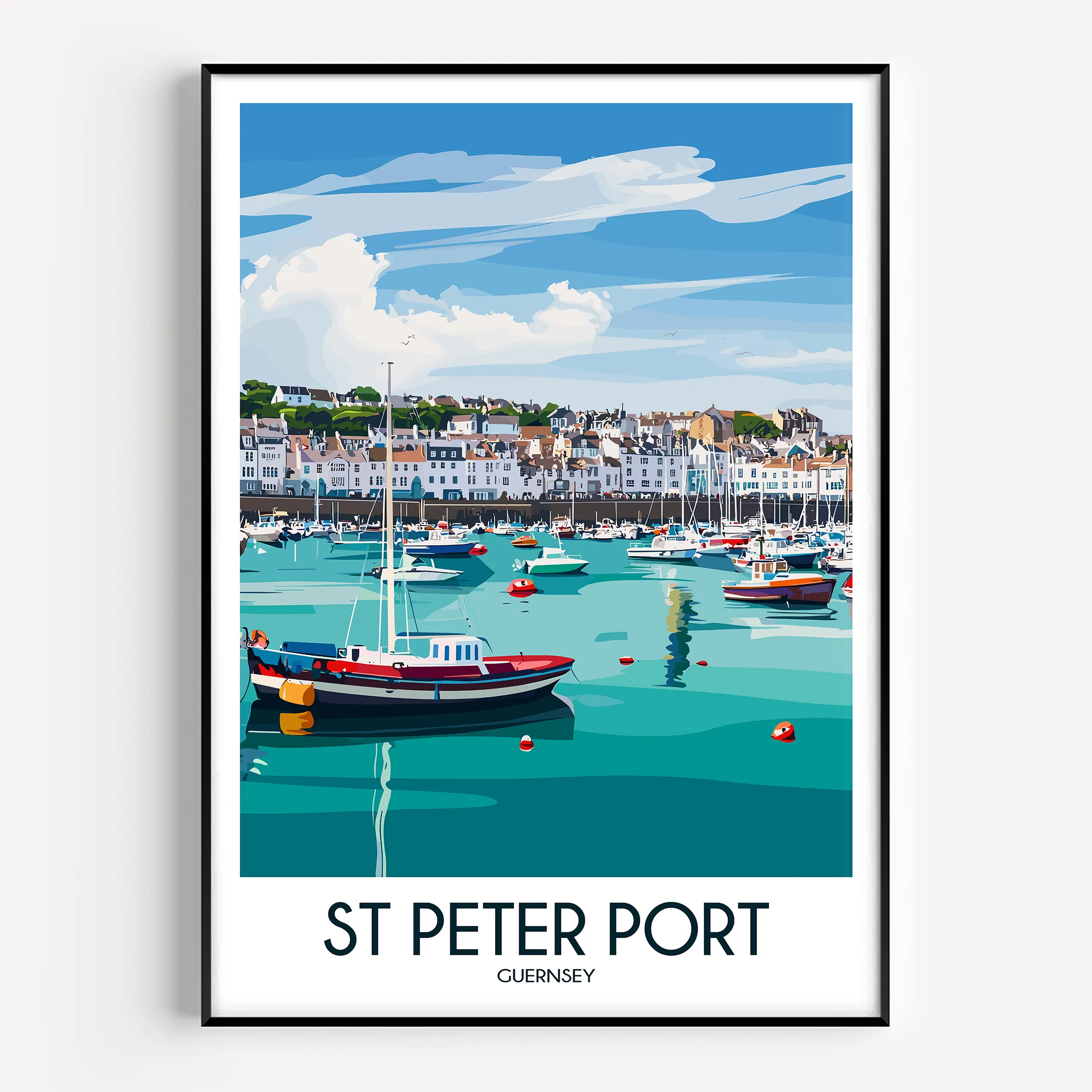 St Peter Port Travel Memory Gift