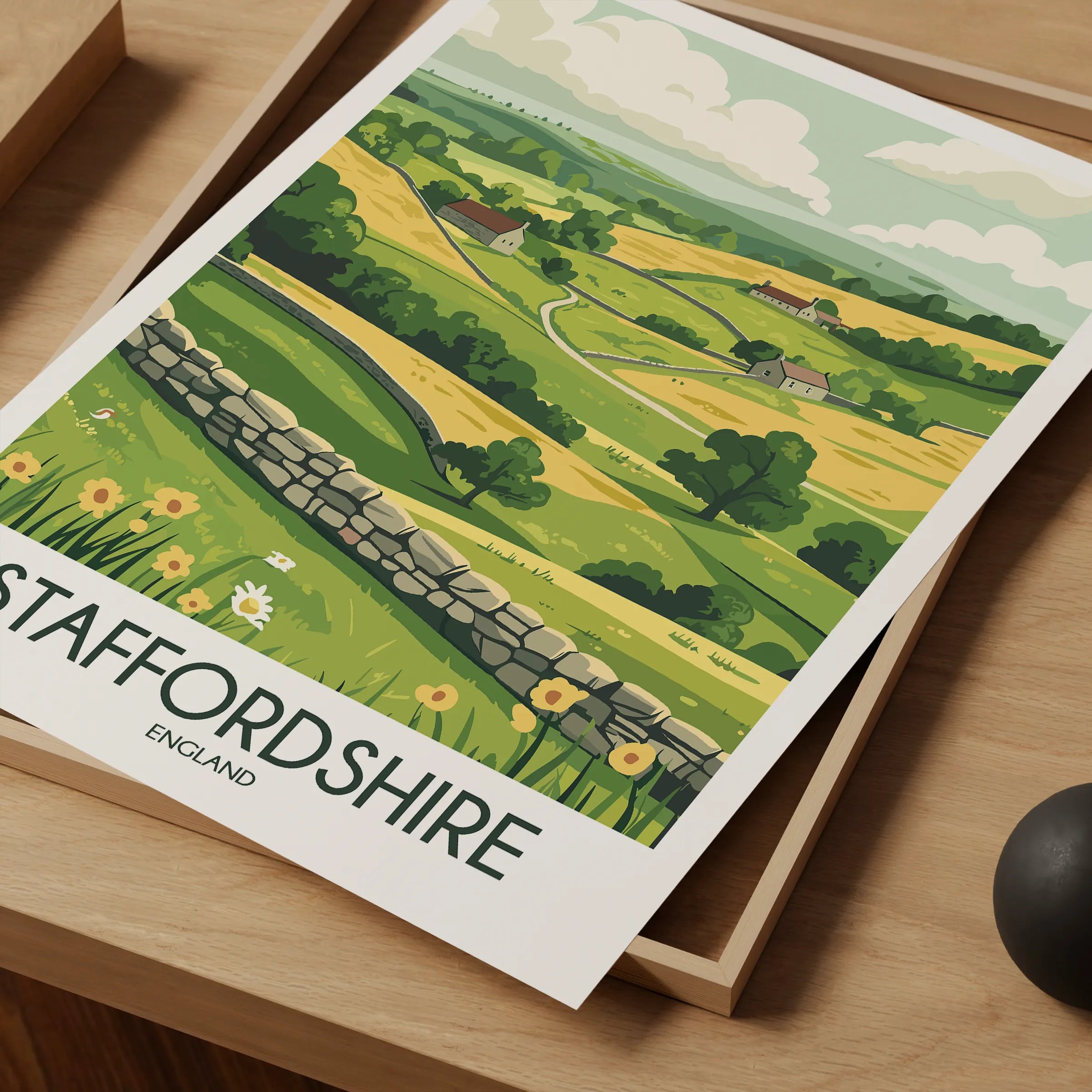 Staffordshire Destination Art Gift