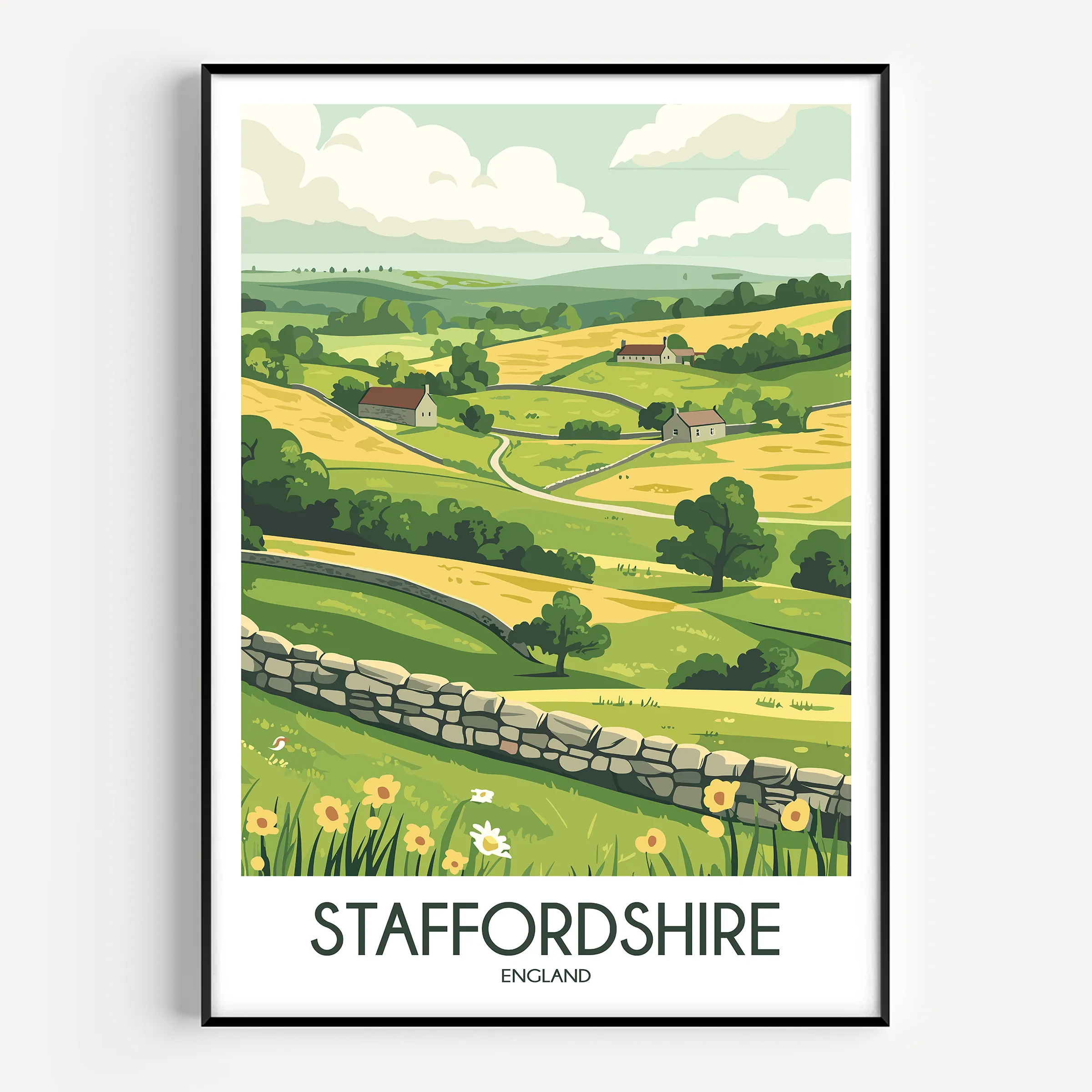 Staffordshire Gallery Quality Print