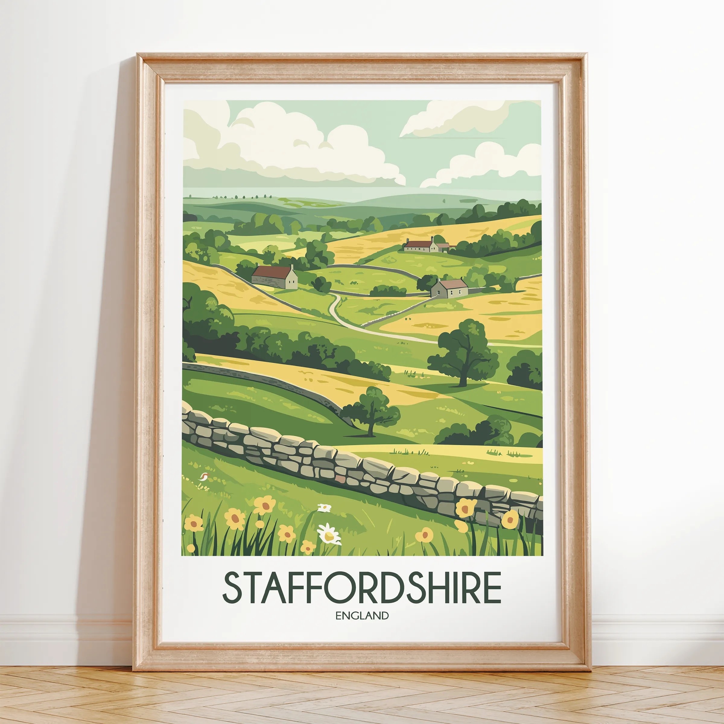 Staffordshire Minimalist Wall Art