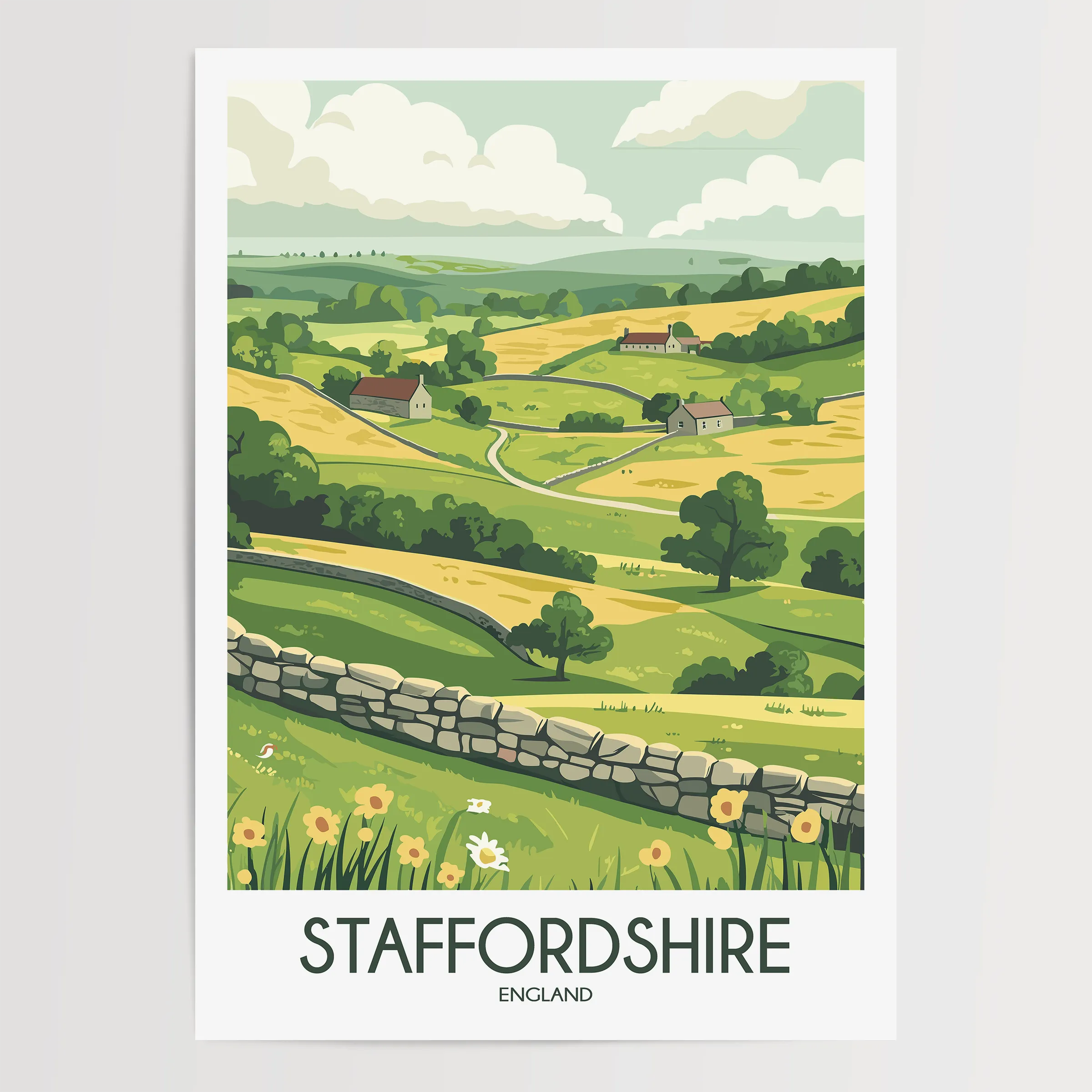 Staffordshire Travel Memory Gift