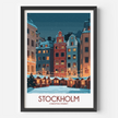 Stockholm Scenic Landscape Art