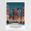Stockholm Souvenir Poster Print