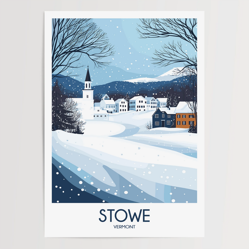 Stowe Vintage Style Print