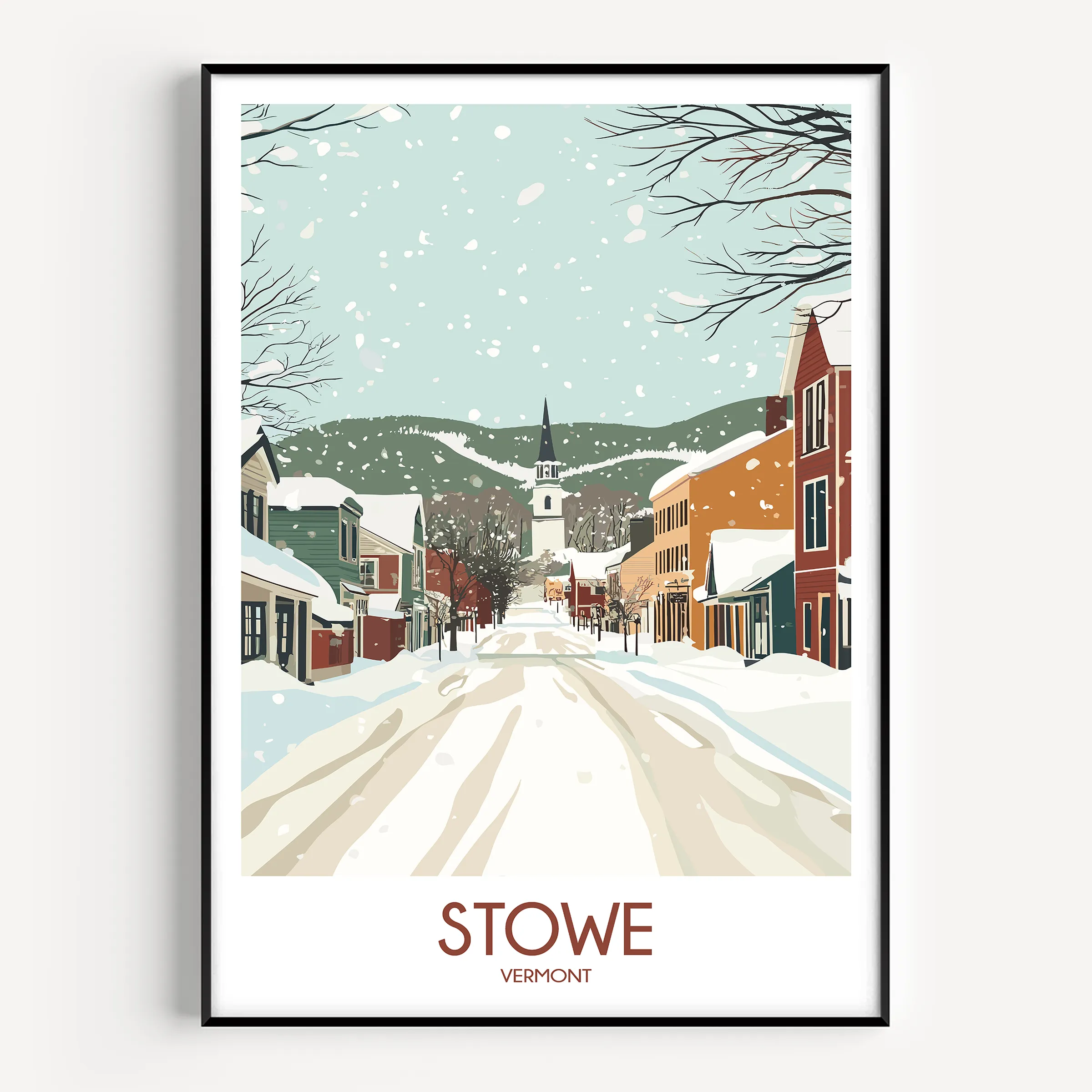 Stowe Vintage Style Print