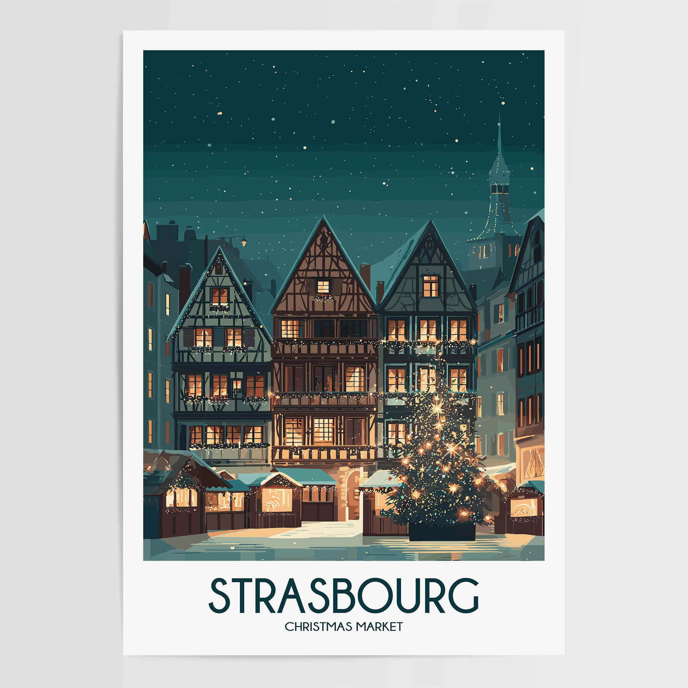 Strasbourg Destination Art Gift
