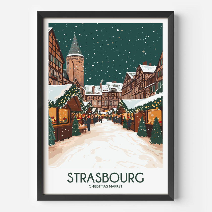 Strasbourg Destination Art Gift