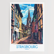 Strasbourg Minimalist Wall Art