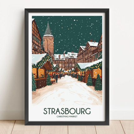 Strasbourg Minimalist Wall Art