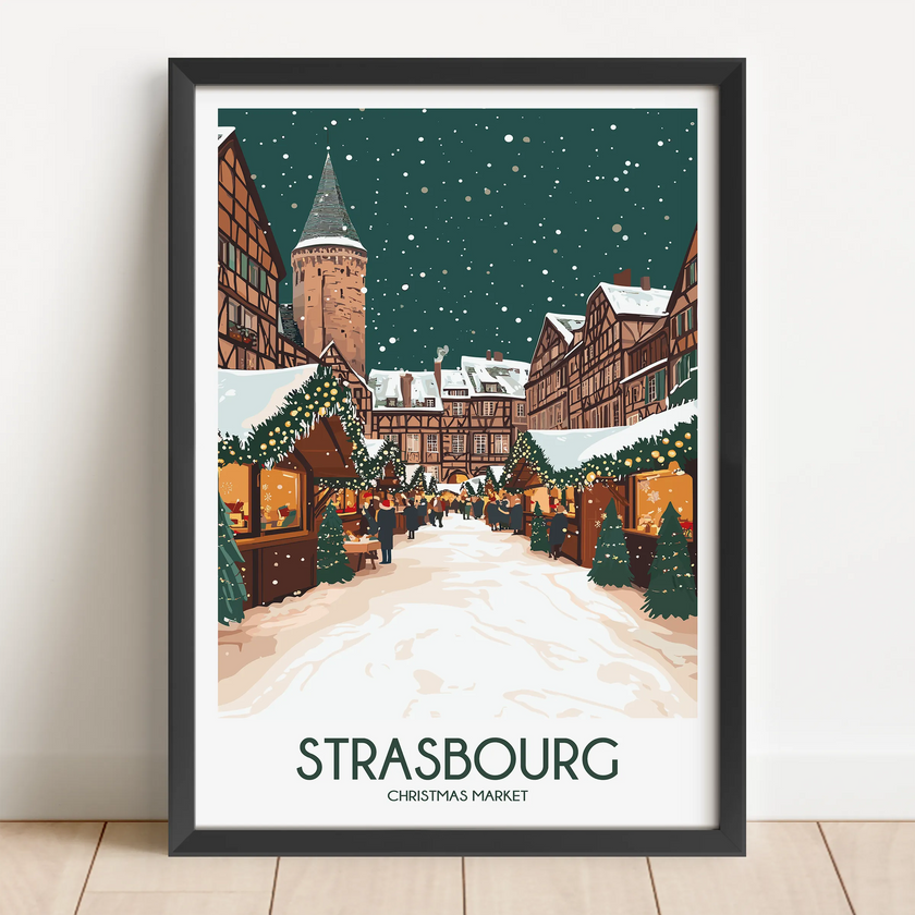 Strasbourg Minimalist Wall Art