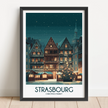Strasbourg Minimalist Wall Art