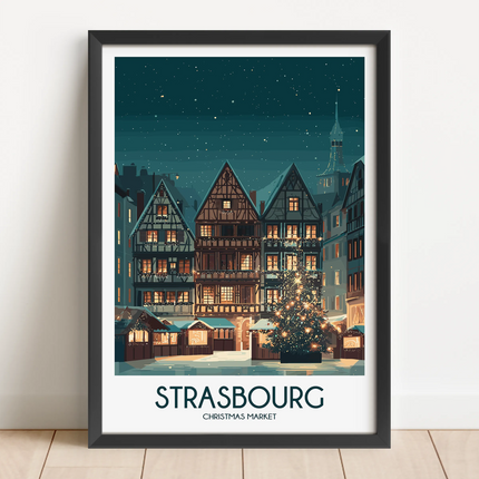Strasbourg Minimalist Wall Art
