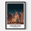 Strasbourg Minimalist Wall Art