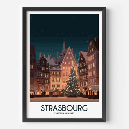 Strasbourg Minimalist Wall Art