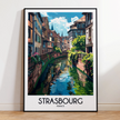 Strasbourg Minimalist Wall Art