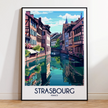 Strasbourg Minimalist Wall Art