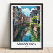 Strasbourg Souvenir Poster Print