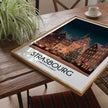 Strasbourg Vintage Style Print