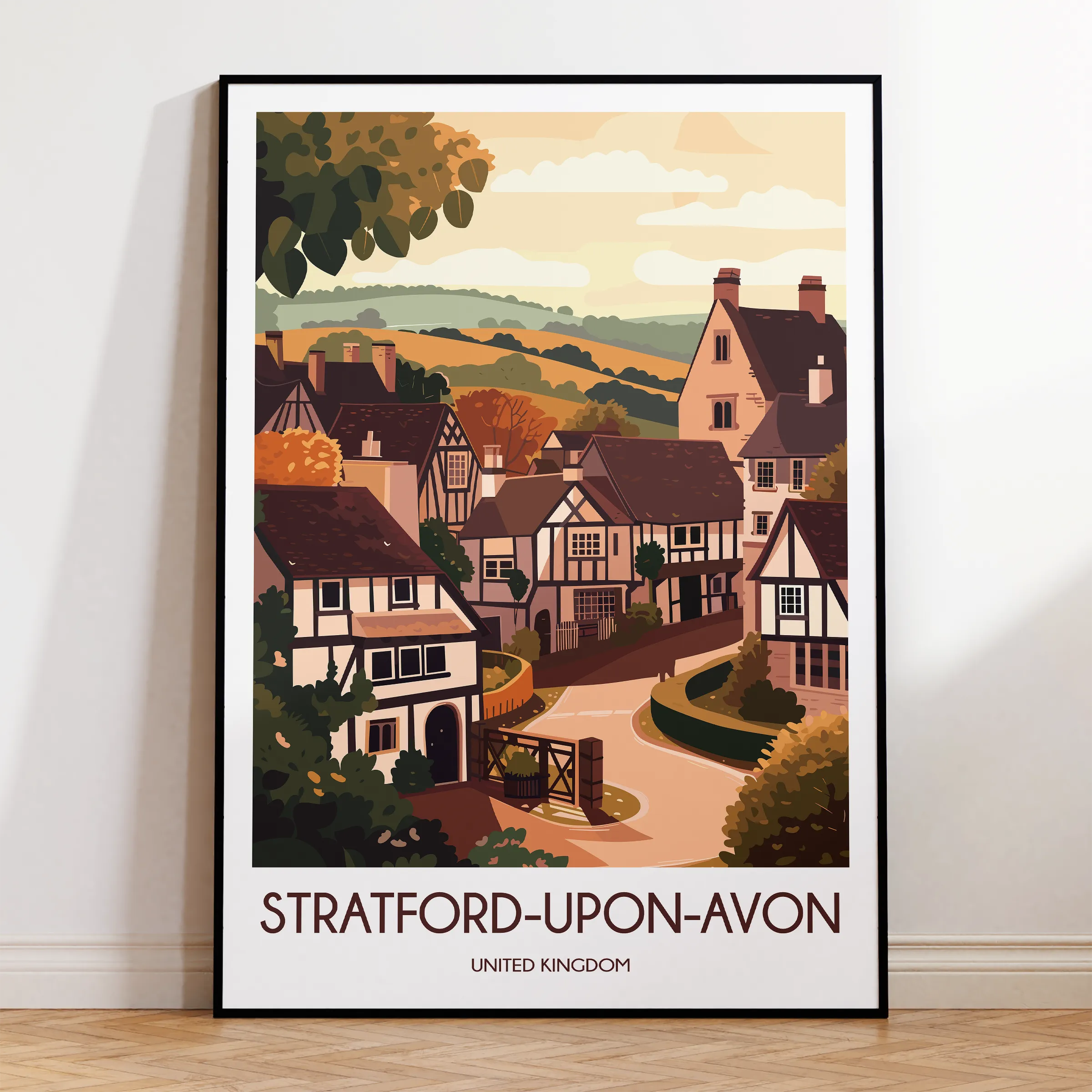 Stratford-Upon-Avon Destination Art Gift