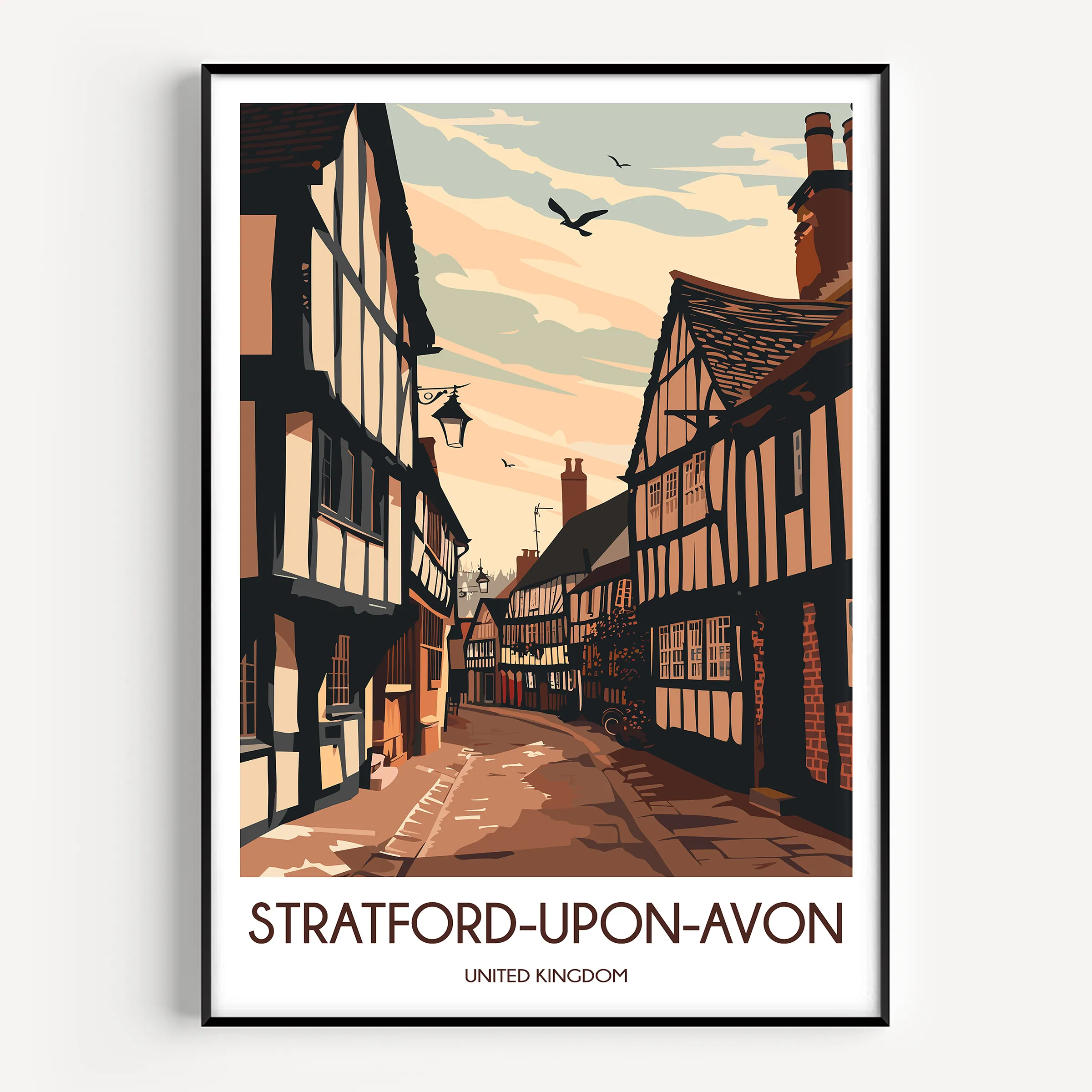 Stratford-Upon-Avon Destination Art Gift