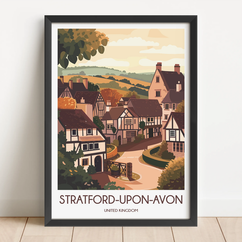 Stratford-Upon-Avon Minimalist Wall Art