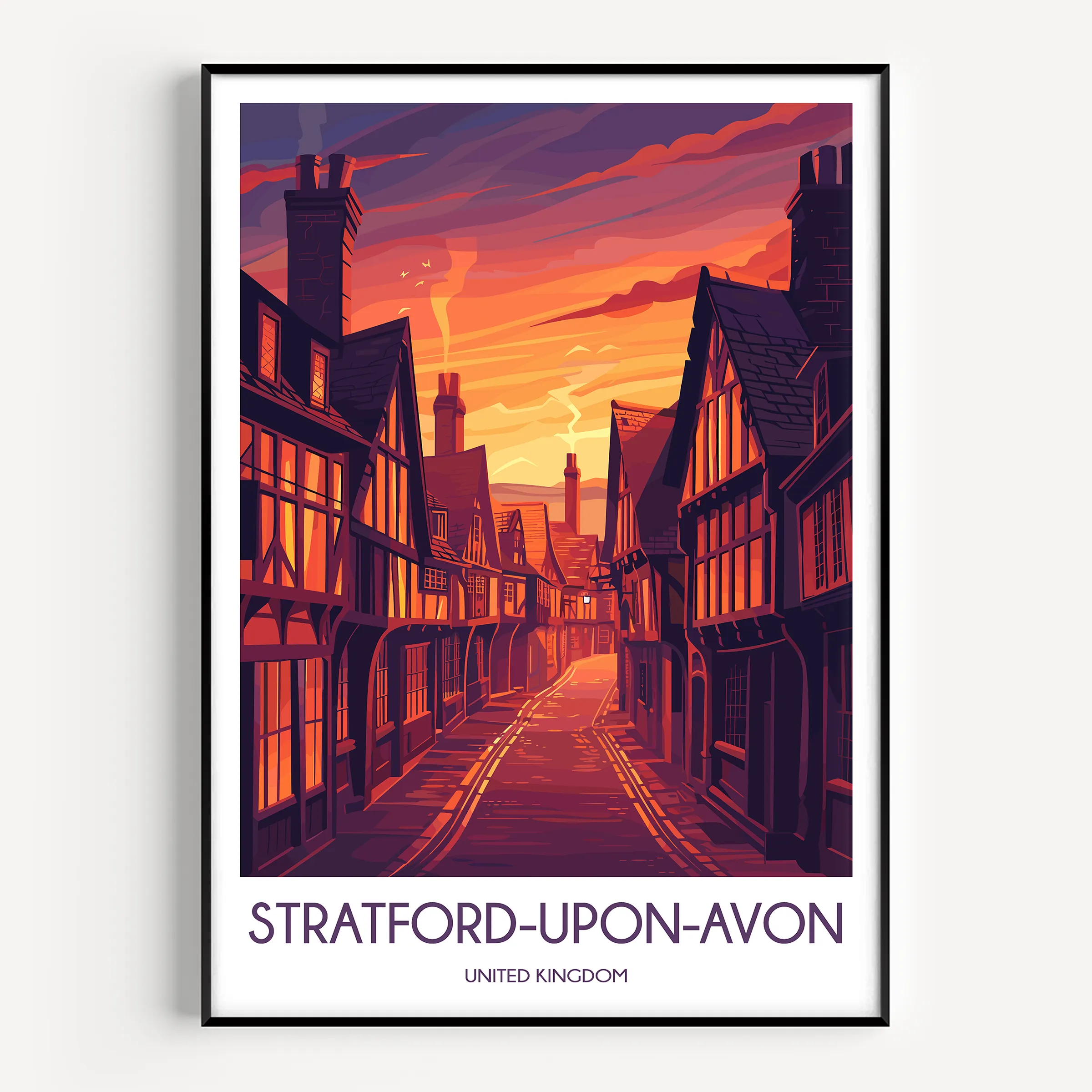 Stratford-Upon-Avon Minimalist Wall Art