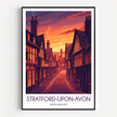 Stratford-Upon-Avon Minimalist Wall Art
