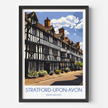 Stratford-Upon-Avon Modern Travel Poster