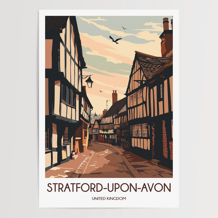 Stratford-Upon-Avon Scenic Landscape Art