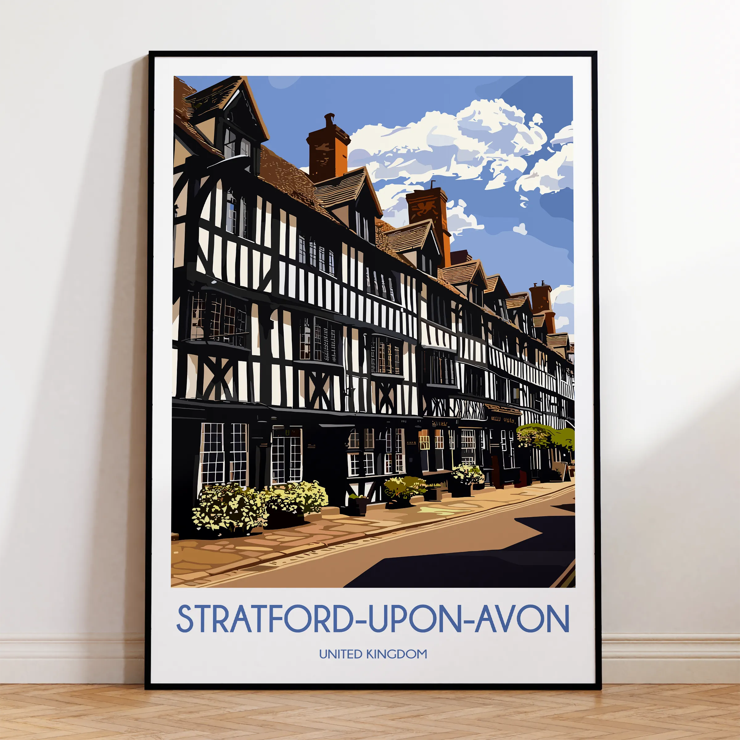 Stratford-Upon-Avon Scenic Landscape Art