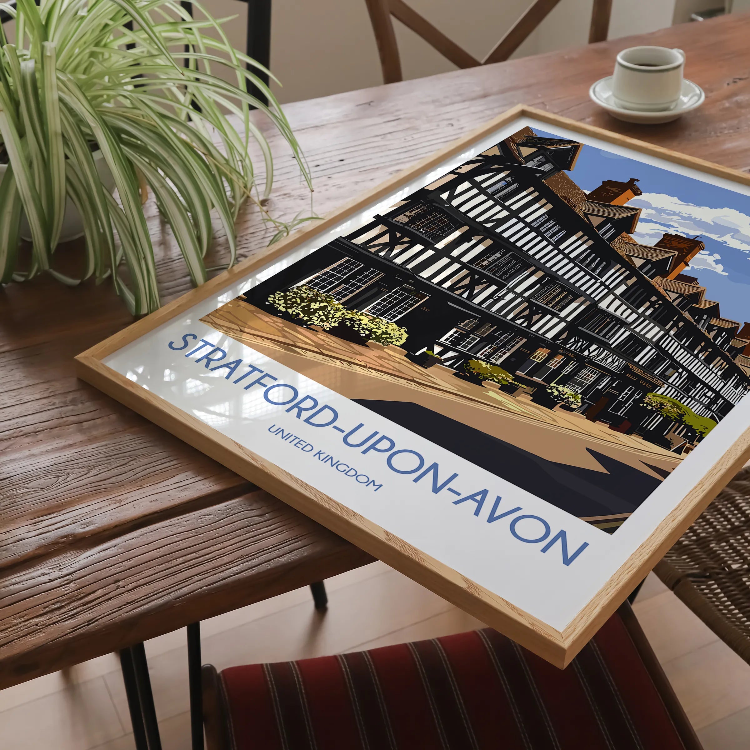 Stratford-Upon-Avon Vintage Style Print