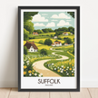 Suffolk Minimalist Wall Art