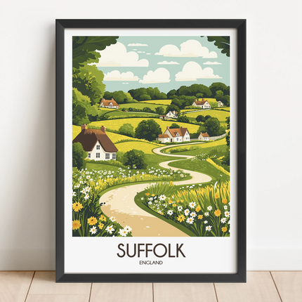 Suffolk Minimalist Wall Art