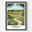 Suffolk Minimalist Wall Art