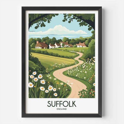 Suffolk Minimalist Wall Art