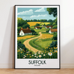 Suffolk Minimalist Wall Art