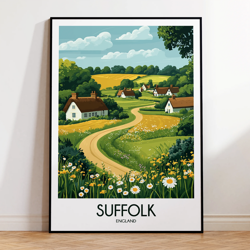 Suffolk Minimalist Wall Art