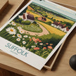 Suffolk Modern Travel Poster