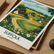 Suffolk Vintage Style Print