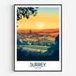 Surrey Destination Art Gift