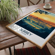Surrey Retro Travel Illustration