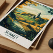 Surrey Souvenir Poster Print