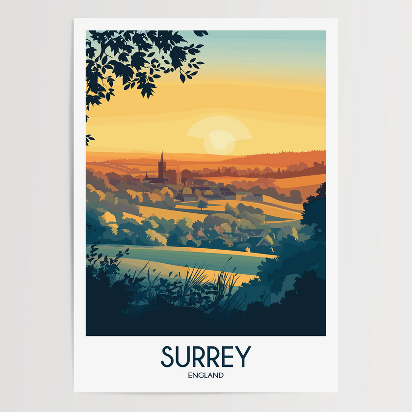 Surrey Travel Memory Gift