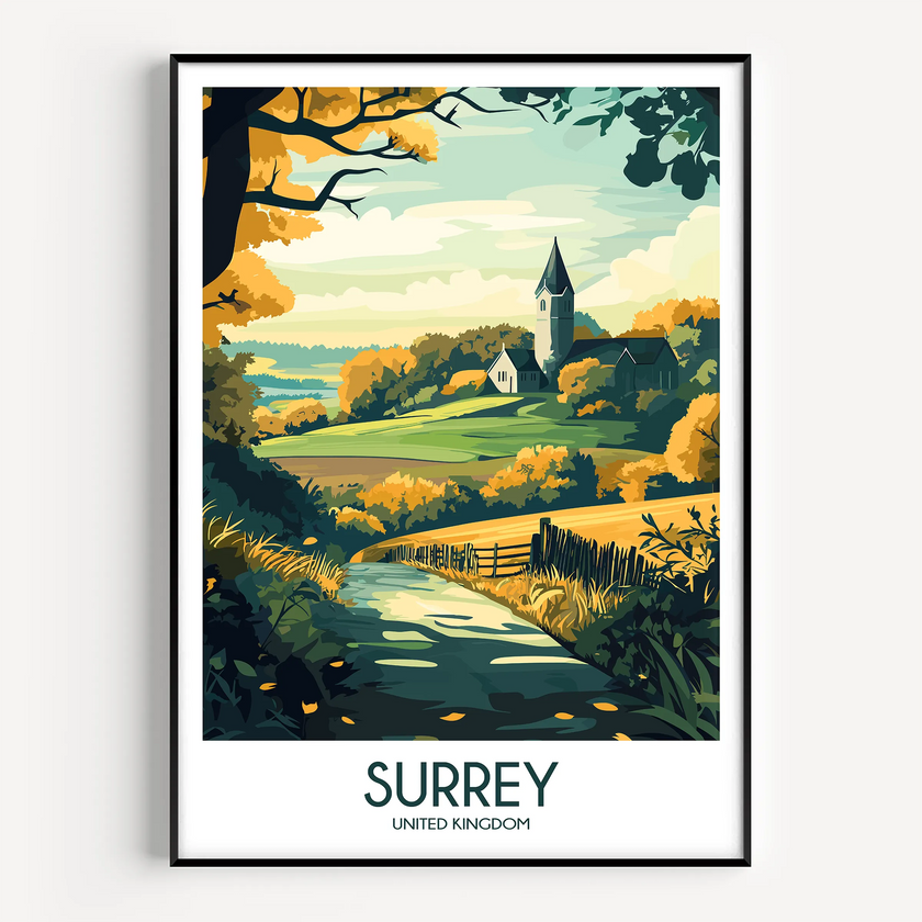 Surrey Travel Memory Gift
