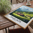 Swiss Alps Gallery Quality Print