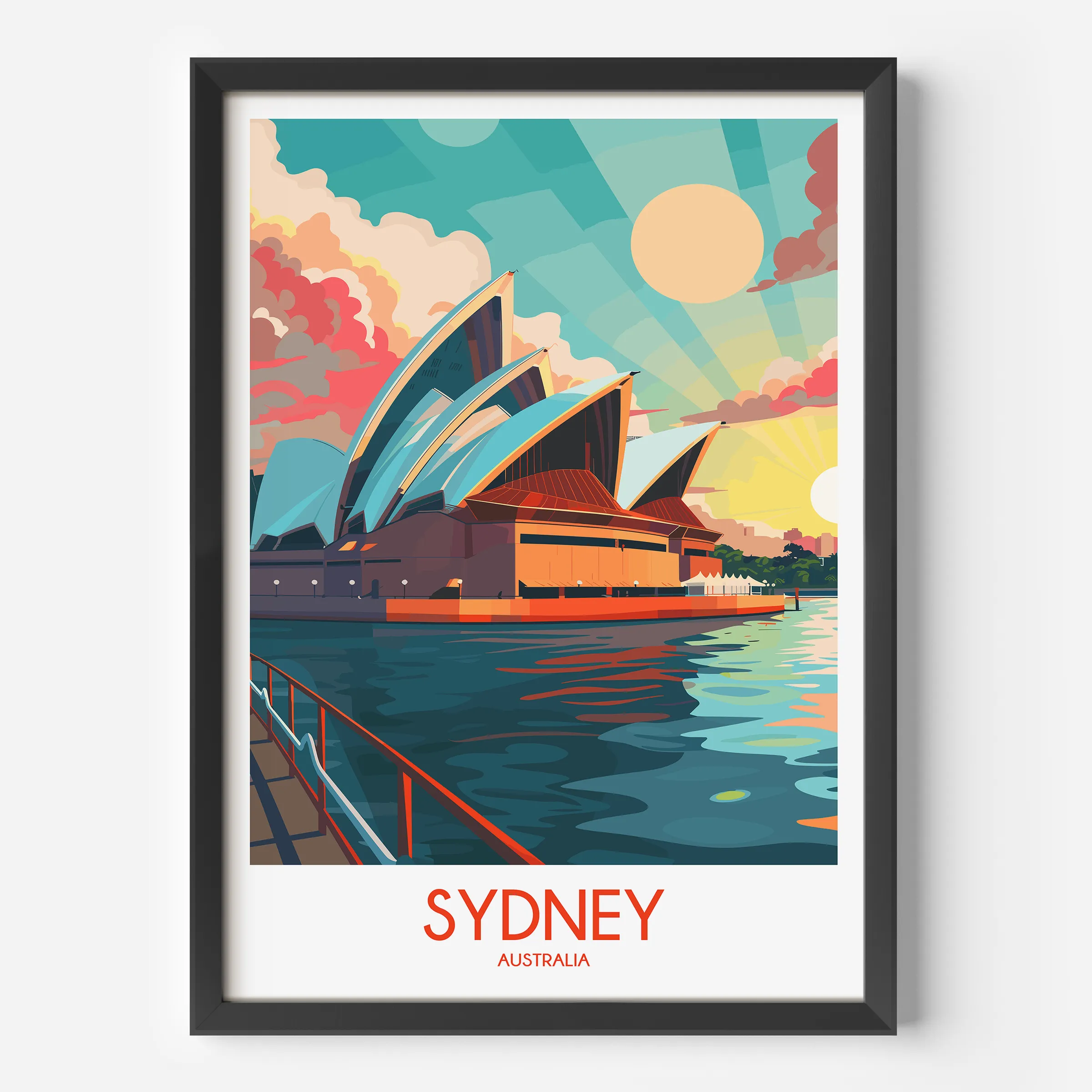 Sydney Modern Travel Poster