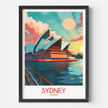 Sydney Modern Travel Poster