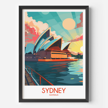Sydney Modern Travel Poster