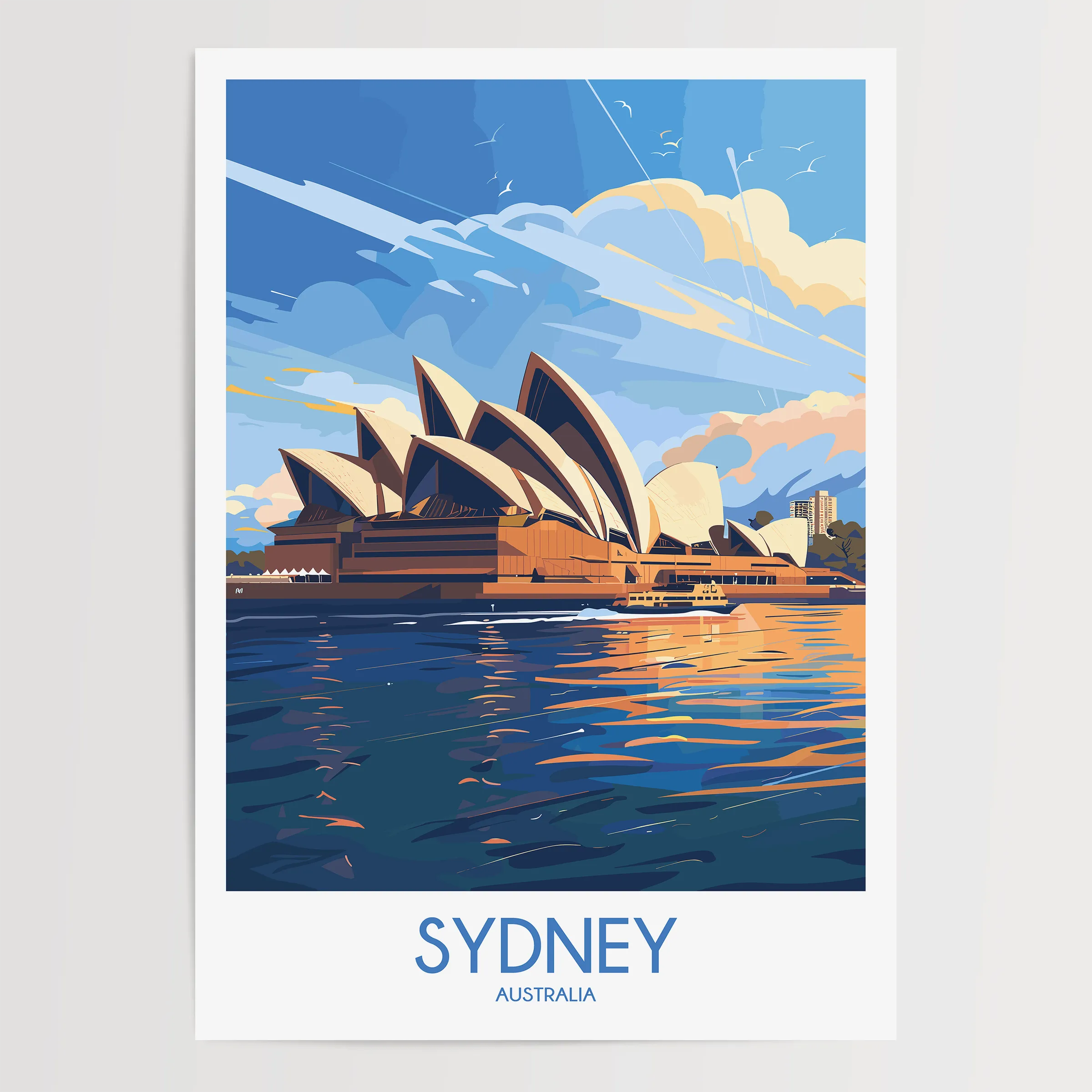 Sydney Vintage Style Print